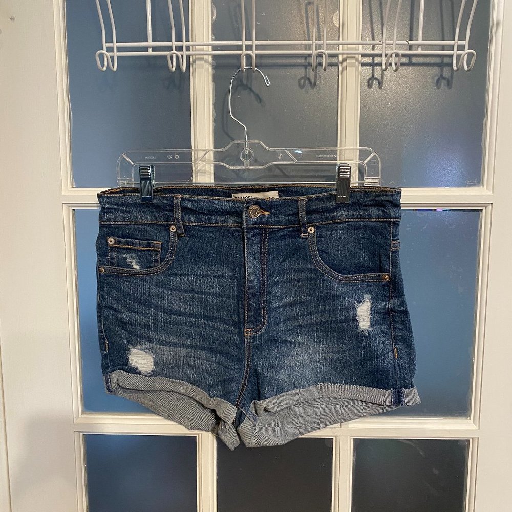 Garage Taille Haute High Rise Jean Shorts - Size 11